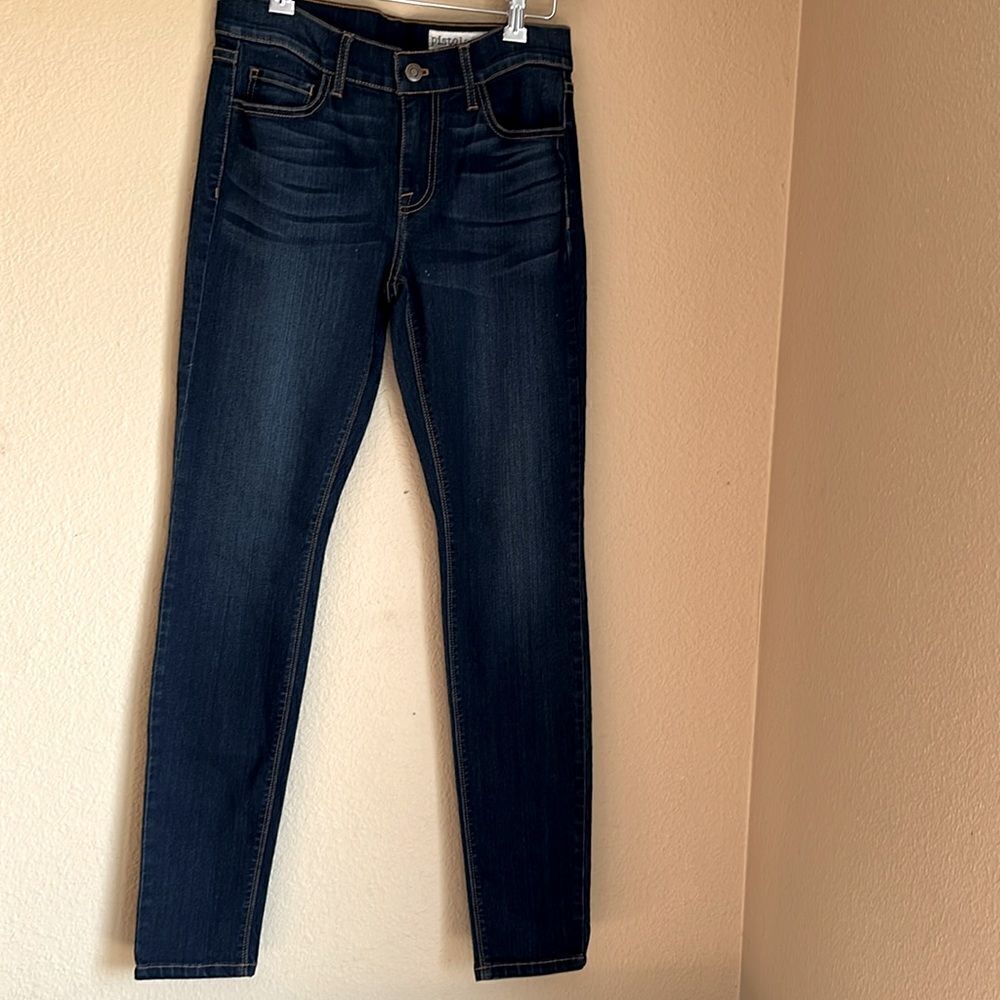 Pistola Dark Wash Skinny Jeans 27